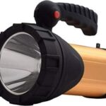 Care 4 Rechargeable 50W Waterproof Long Range & Ultra Bright Light Emergency Led Torch (Gold : Rechargeable)