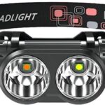 Care 4 LED Headlamp USB Rechargeable Miner's Lamp Outdoor Night 4 hrs Torch Emergency Light (Black)