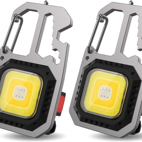 Care 4 Rechargeable Keychain Torch with Multiple Tools PCK of 2 Torch (Black, 10 cm, Rechargeable)
