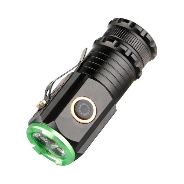 Care 4 Mini led USB Rechargeable Flashlight Portable Glare Pocket lamp with Clip Magnetic high Brightness Torch Light