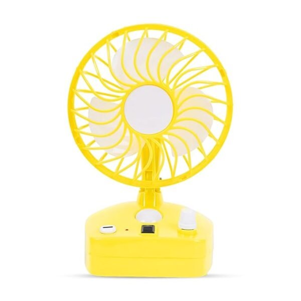 ECOSKY Cool Fan Compact Power: Portable fan mini electric fan for office desk Mini USB Rechargeable Hand Fan with 5-Speed Table Mode and LED Light Base for Personal Cooling Convenience128