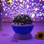 Care 4 Star Master Galaxy Night Projector Lamp Ceiling Led Light 360 Rotating Colorful Lights Starry Space Projection Home Room Decoration Design, Toys Gift for Kids Boy Girl, Plastic, Multicolor