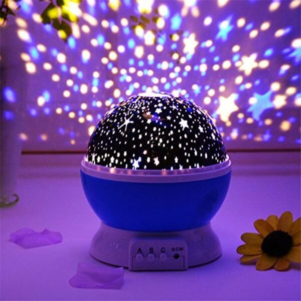 Care 4 Star Master Galaxy Night Projector Lamp Ceiling Led Light 360 Rotating Colorful Lights Starry Space Projection Home Room Decoration Design, Toys Gift for Kids Boy Girl, Plastic, Multicolor