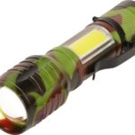 Care 4 Milirty Rechargeable Flashlight Torch with Zoom Option and Side Cob Metal Body 5 Hrs Torch Emergency Light (Multicolor)